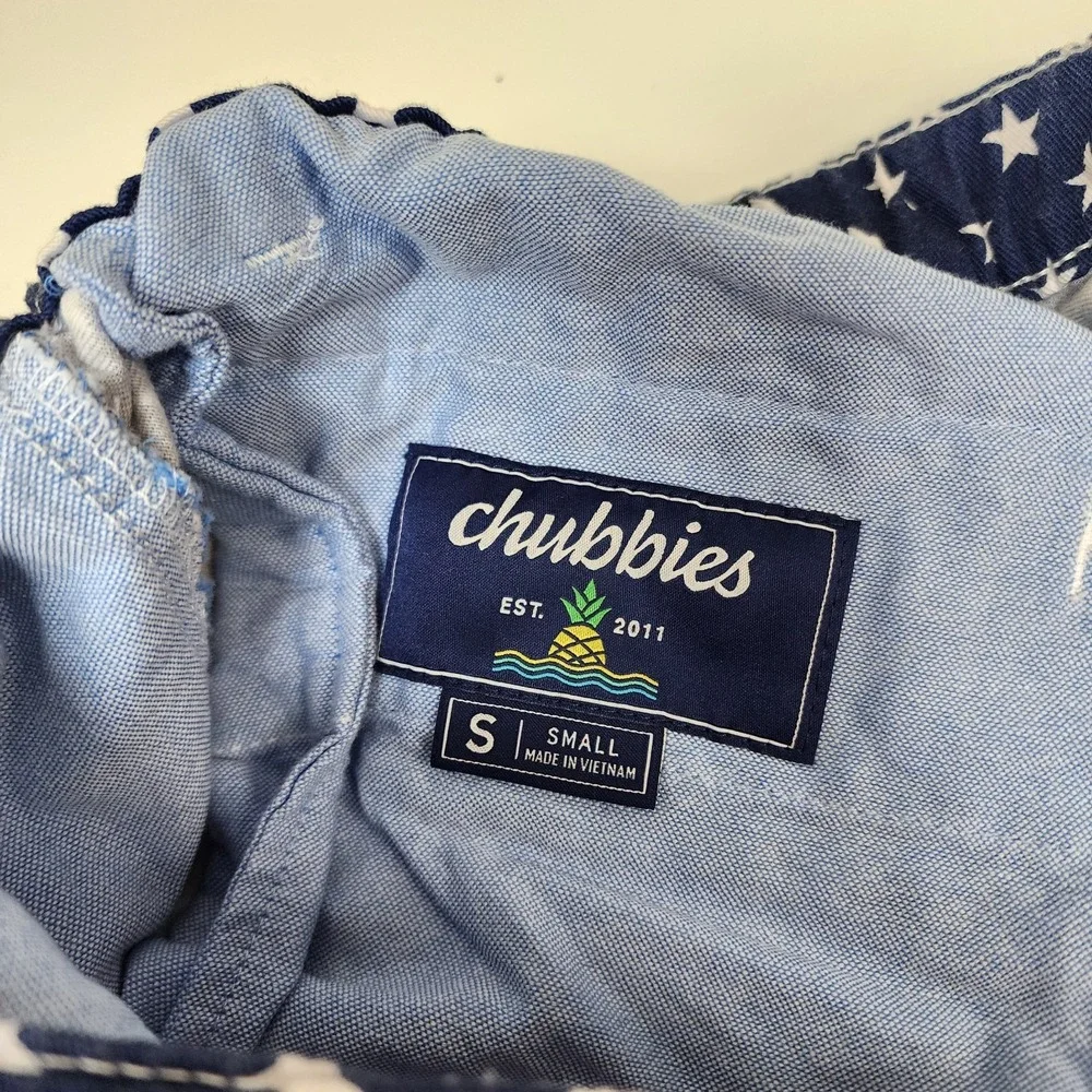Chubbies 'Mericas Shorts Men's S USA American Flag Patriotic